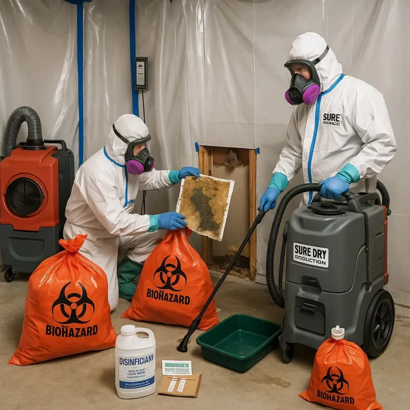 Contaminated Water Handling Protocols process in Quebrada, PR